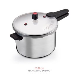 Panela de Pressão Grande Fechamento Externo 10 Litros Casa Nova - 3