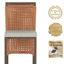 Ver imagem 3 de Mesa Bistrô 4 Banquetas Roma Marrom Corda Náutica 3 Trama Terra Cota