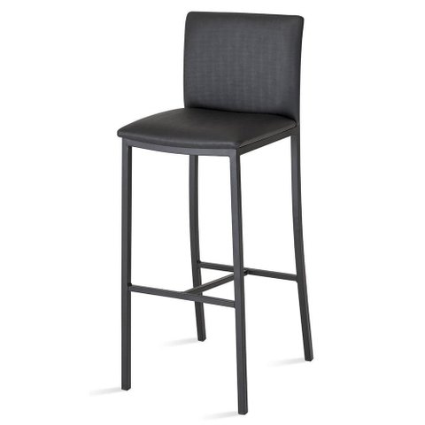 Banqueta Bit Assento Dunas Preta 99 Cm (alt) - 55831
