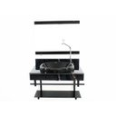 Ver imagem 2 de GABINETE COM CUBA PARA BANHEIRO DE VIDRO APXX 60CM COM CUBA CHAPEU - MÁRMORE PRETO