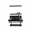Ver imagem 1 de GABINETE COM CUBA PARA BANHEIRO DE VIDRO APXX 60CM COM CUBA CHAPEU - MÁRMORE PRETO