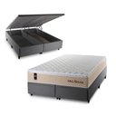 Ver imagem 2 de Cama Box Baú King Alford com Colchão Molas Ensacadas 193x203x73 Cinza