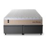 Cama Box Baú King Alford com Colchão Molas Ensacadas 193x203x73 Cinza - 5