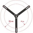 Ver imagem 6 de Suporte Projetor Datashow Mini Led Parede Braço 70 Cm - Preto