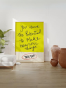 Ver imagem 1 de Quadro Decorativo Você Tem Potencial para Fazer Coisa Lindas Frase Ingles Moderno