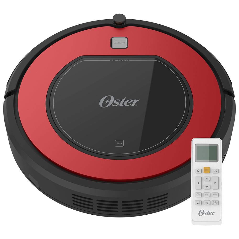 Aspirador de Pó Robô Oster Keep Clean Preto/Vermelho 20W Bivolt OASP303