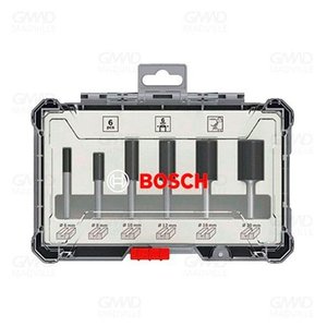 Jogo De Fresas Reta Haste 6Mm 6 Pcs
