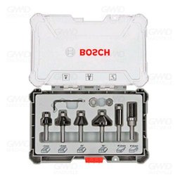 Jogo De Fresas Acabamento Haste 6mm 6 Pcs - Bosch - 1