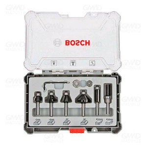 Jogo De Fresas Acabamento Haste 6mm 6 Pcs - Bosch