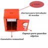 Mini Cofre Mecânico Segredo Chaves Dinheiro Joias Branco Lorben - 5