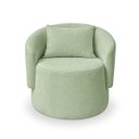 Ver imagem 3 de Kit 2 Poltrona Organica Maitê Sala Recepçao Tecido Buche:menta
