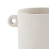 Cachepot "caldeirão" em Cimento Off White 16,5x24 Cm - D'rossi - 3