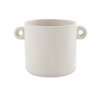 Cachepot "caldeirão" em Cimento Off White 16,5x24 Cm - D'rossi - 1