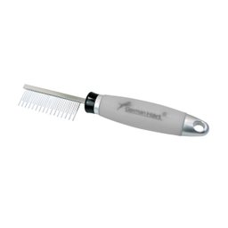 Pente Dentes Alternados Germanhart Cabo em Gel Cinza para Cães - 3