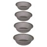 Conjunto De Peneiras Sem Cabo 4 Peças Cinza Grafite Mor - 2