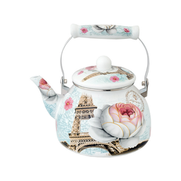 Chaleira Esmaltada Vintage 2,5l À Indução Charm Paris - 3