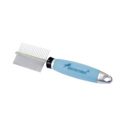 Pente Duplo Germanhart Beauty Saloon Cabo em Gel Azul P/cães - 3