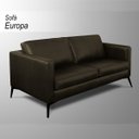 Ver imagem 2 de Sofá Decorativo Sala de Estar Europa 2 Lugares 180cm Couro Capuccino - Mozzelar