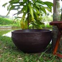 Ver imagem 5 de Vaso Planta 60x30 Bacia Polietileno BGPLASTICOS V14 MARROM CHOCOLATE 020