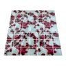 Pastilha Adesiva Resinada Floral Rosa Kit 4 Placas Adesivo 3 M - 4