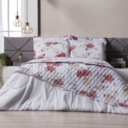 Edredom Composê Dupla Face Queen Valentino - 5