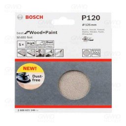 Disco de Lixa com Velcro 125mm Gr 120 - 5un - 3