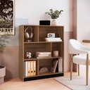 Ver imagem 5 de Estante Multiuso 6 Nichos B25 110x90 Cm Mell Preto Novam