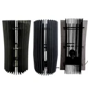 Ver imagem 1 de Kit com 3 abajures de Mesa -:Preto/40x20cm