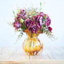 Ver imagem 2 de Buquê de Rosas Artificiais Marsala | Linha permanente Formosinha