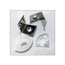 Ver imagem 4 de Perfil Sobrepor Canto Para Fita Led 2 Metros Alumínio Difusor Leitoso