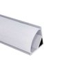 Perfil Sobrepor Canto Para Fita Led 2 Metros Alumínio Difusor Leitoso - 1