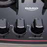 Fogão Dako 4 Bocas com Mesa de Vidro Mega Chama Supreme Timer Glass Titanium Bivolt - 7