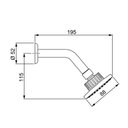 Ver imagem 3 de Ducha Fria Flatt Quadra Cromada 7004 F16