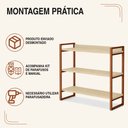 Ver imagem 5 de Aparador Milão com 3 Prateleiras Klm Móveis