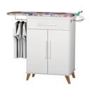 Ver imagem 1 de Tabua de de Passar a Roupa Armario Organizador Branco - Trinobel
