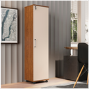 Ver imagem 1 de Armário Multiuso Stella 1 Porta com Chave Off White Freijó