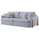 Ver imagem 6 de Sofá Cama Lisboa Retrátil e Reclinável 260cm Braço 10cm Meu Sofá Online