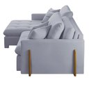 Ver imagem 4 de Sofá Cama Lisboa Retrátil e Reclinável 260cm Braço 10cm Meu Sofá Online