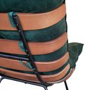 Ver imagem 3 de Poltrona Decorativa Costela Suede Verde Dominic Decor