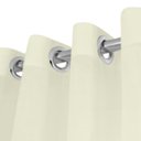 Ver imagem 2 de Cortina Linho Premium 290x250 Cm com Ilhós Cromado Admirare - Creme