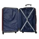 Ver imagem 5 de Kit com 4 Malas Polo King Viagem Executiva Pp, P, M, G em Abs com Cadeado e Rodinhas 360°