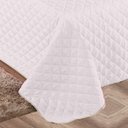Ver imagem 2 de Cobre Leito Solteiro Dupla Face 2,2 x 1,6 Metros aconchego + Porta Travesseiro Branco Casa Dona