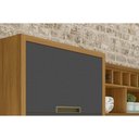 Ver imagem 5 de Paneleiro de Cozinha Imperatriz C/ 2 Portas e 3 Gavetas (1 Forno) Freijo/off White - Nesher