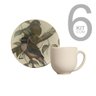 Conjunto com 6 Xícaras de Café com Pires Coup La Vie 112ml - 2