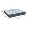 Cama Box Baú King 193 Tecido Sintético Preto Com Colchão Alegro Bello Box Espuma D28 Cinza - 4