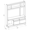 Ver imagem 6 de Estante Home Theater TV até 55 Polegadas Idealle - Caemmun