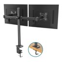 Ver imagem 1 de Suporte Bi-Articulado de Mesa para 2 Monitores de 13 a 32 Polegadas AR-204