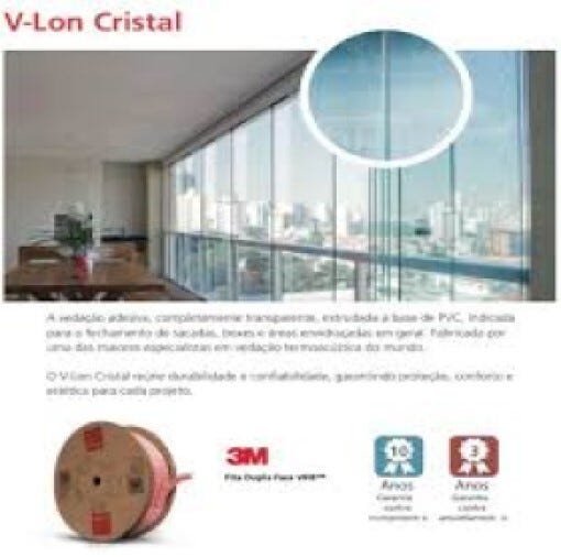 Silicone Vedação para Fechamento Vidro de Sacada / 50 Metros - Verde - 4