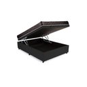 Ver imagem 3 de Cama Box Baú Casal Colchão Aylla Espuma D33 Acolchões + Box Sintético 55x138x188 Cor:Preto