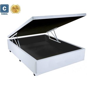 Baú Casal Branco Premium 138x188x41